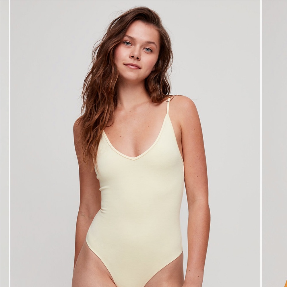 Aritzia Sunday Best Annie Bodysuit in BLACK